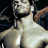 Chris Benoit - rugged muscular physique with a very thick neck